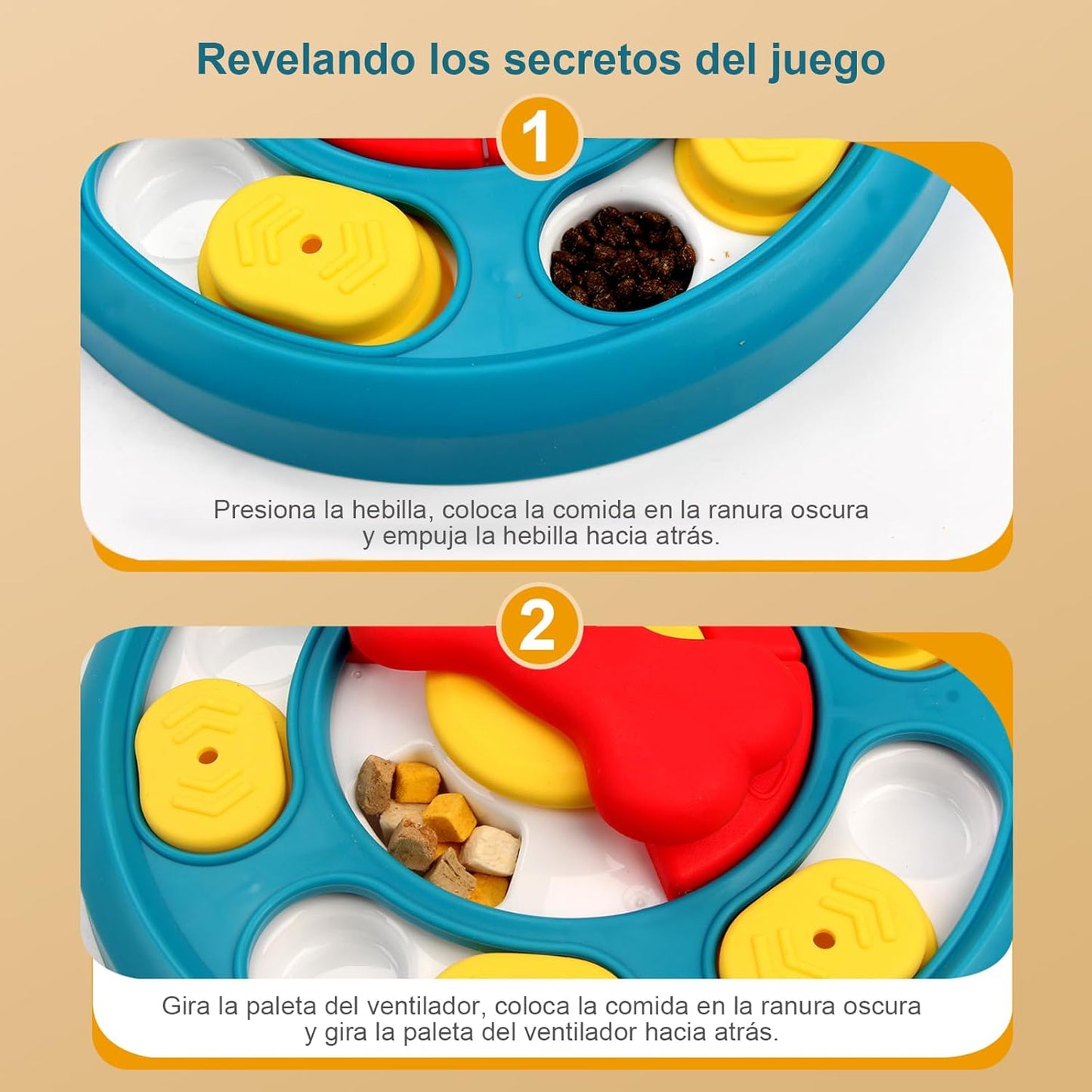 ROMPE CABEZAS PARA PERRO, ALIMENTACION LENTA Y SEGURA