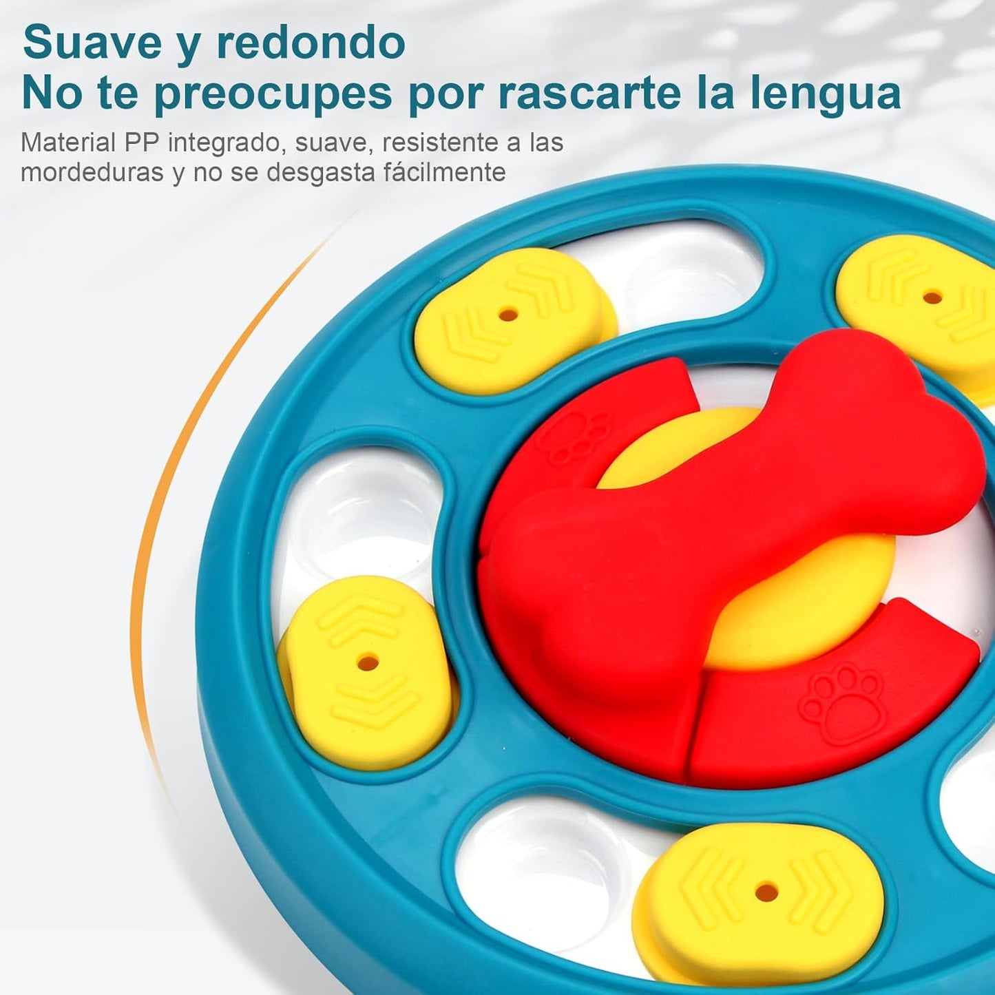 ROMPE CABEZAS PARA PERRO, ALIMENTACION LENTA Y SEGURA